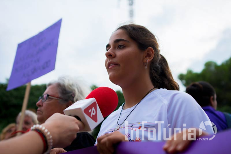 Manifestación Luz Violeta. Fran Martínez