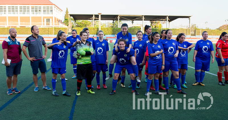 Amistoso l´Elina Selección de Camp de Túria de fútbol femenino. Fran Martínez