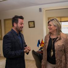Alcalde de Loriguilla Sergio Alfaro y la diputada provincial Mamen Peris