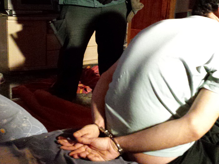 Uno de los detenidos por la Guardia Civil esta madrugada por el homicidio de un vecino de Ll&iacute;ria el pasado enero.