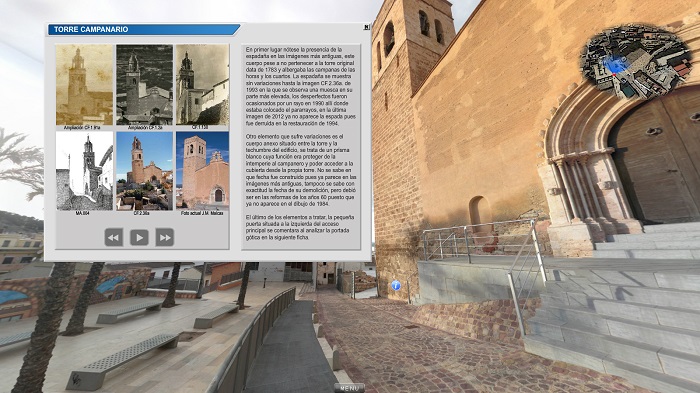 Aplicación para móvil 'Edeta 360'. Aplicación para móvil 'Edeta 360'.