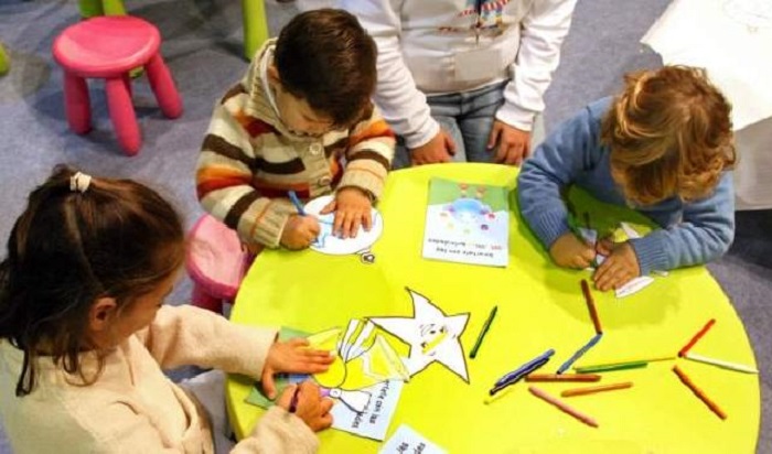 Alumnos de una guarder&iacute;a.