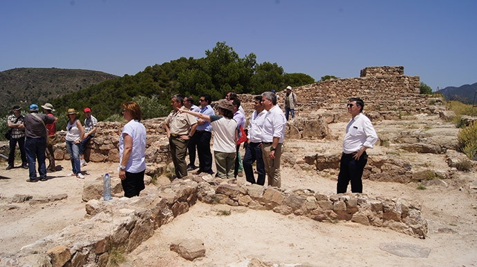 Yacimiento arqueol&oacute;gico Puntal dels Llops en Olocau.