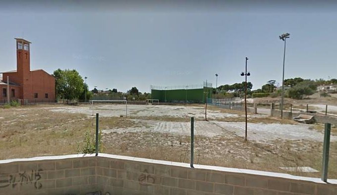emplazamiento de los futuros campos de futbol en El Prat Camp de Túria