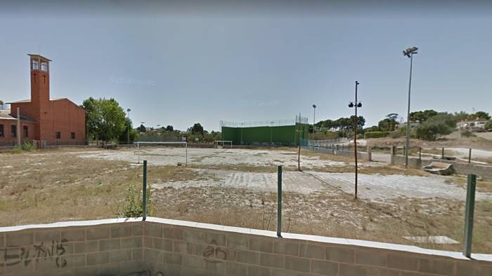emplazamiento de los futuros campos de futbol en El Prat Camp de Túria