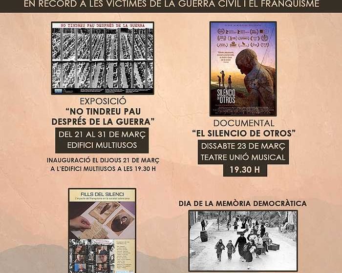cartel memoria histórica camp de túria