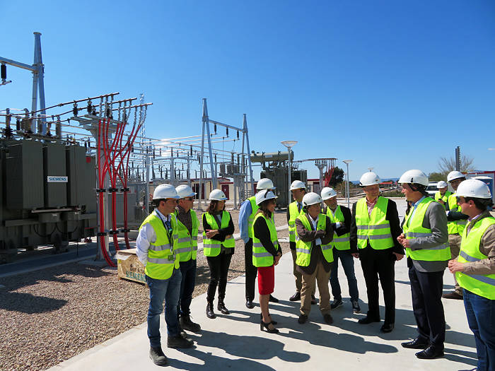 Visita subestación eléctrica Carrases camp de turia