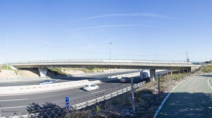 pasarela pobla autovia