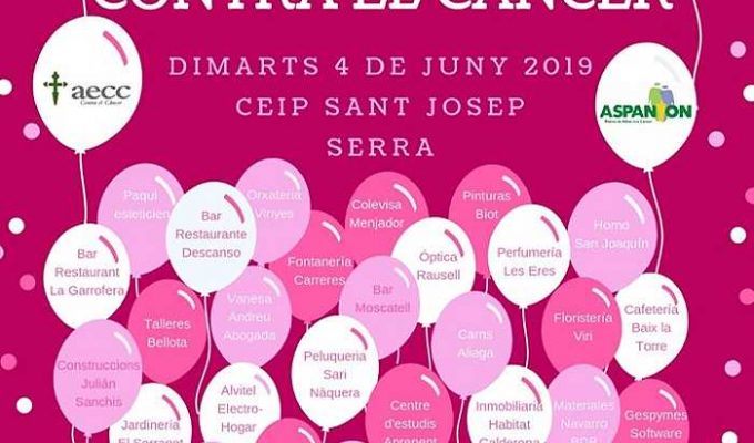 cartel contra el cancer camp de turia