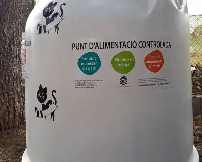 Dispensador gatos l'eliana camp de turia