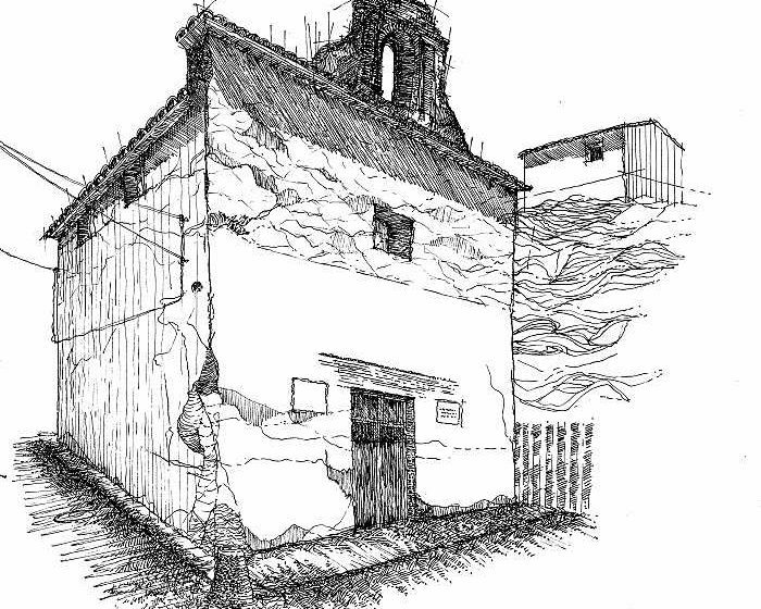 dibujo de la iglesia del buen pastor camp de turia