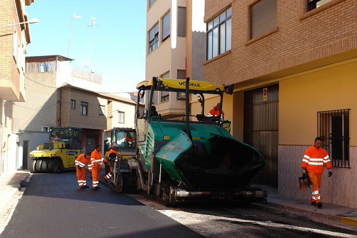 asfalto calles Benaguasil Camp de Túria