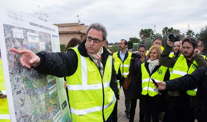 Obras Ronda norte Bétera
