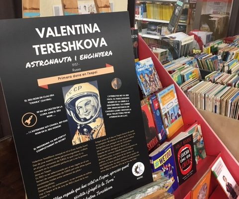 Exposición Mujeres en la Ciencia Biblioteca l'Eliana Camp de Túria