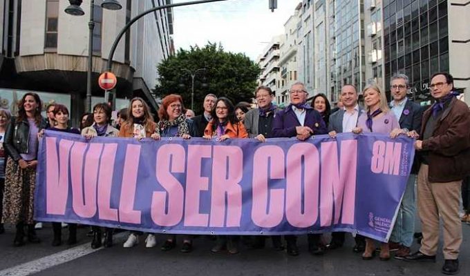 manifestacion dia de la dona