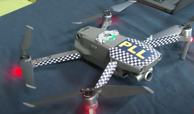 dron policia local