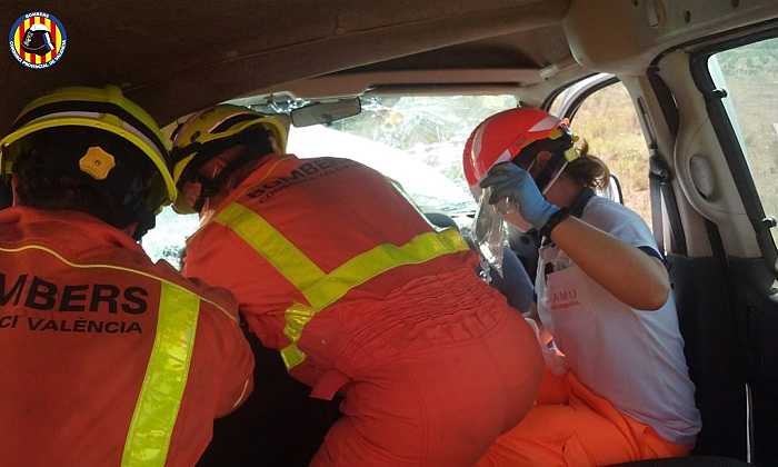 accidente bomberos