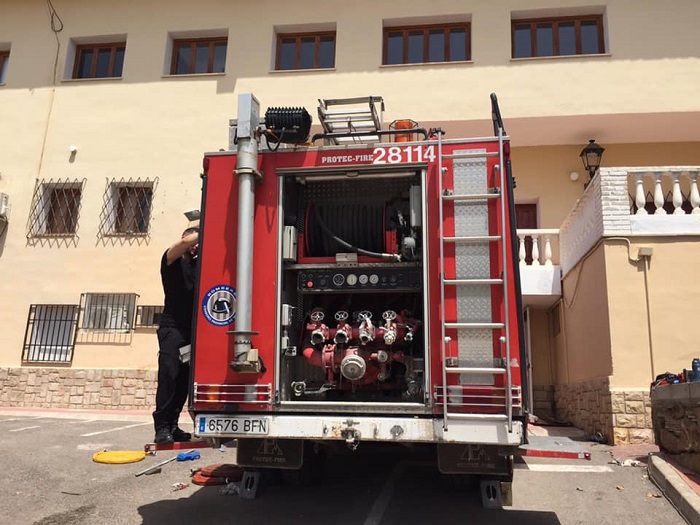 camion bomberos naquera