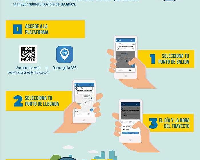 cartel transporte a demanda