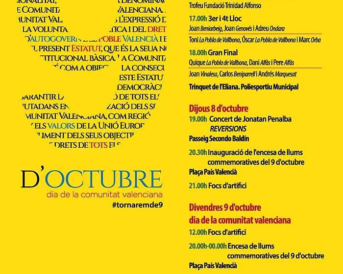 cartel 9 octubre eliana