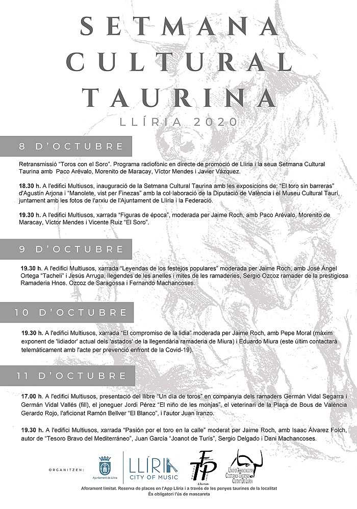 cartel toros lliria