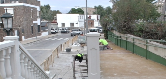 Obras accesibilidad L'eliana camp de Túria