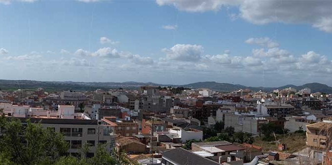 foto panorámica de la población de Benaguasil