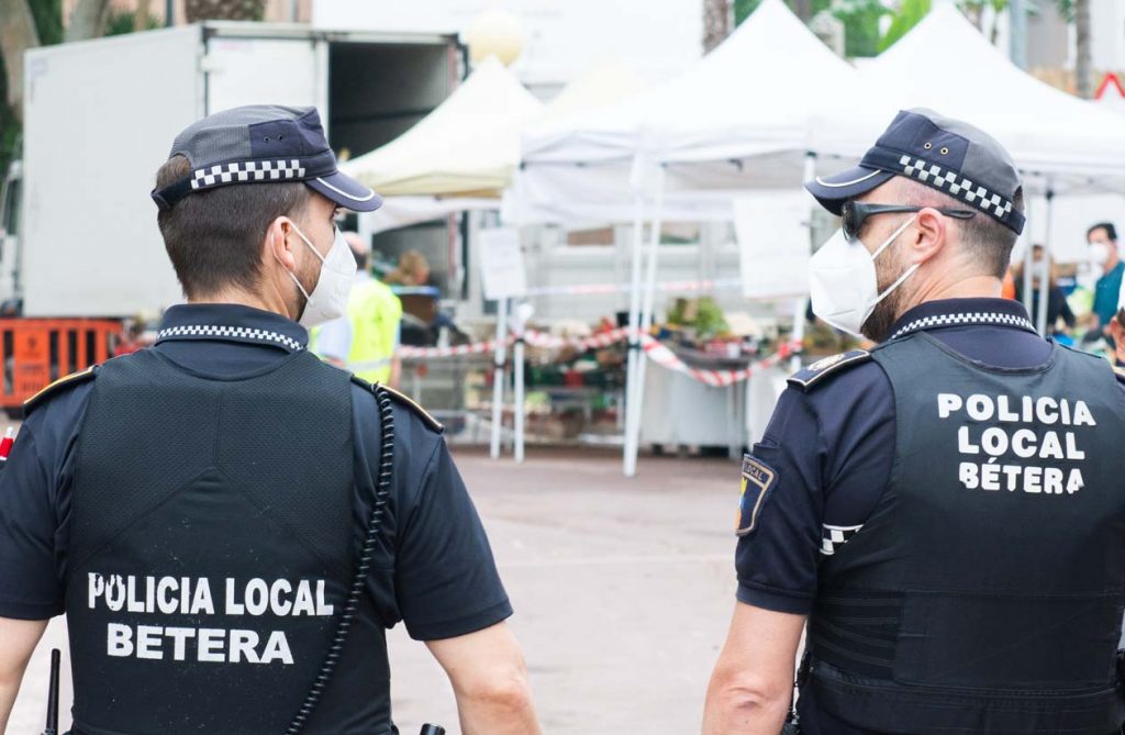 Policia medidas Covid