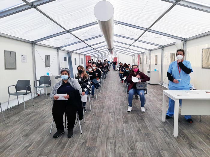 vacunación profesores