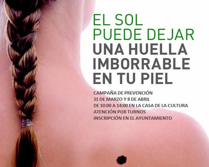 Campaña AECC olocau cáncer de piel