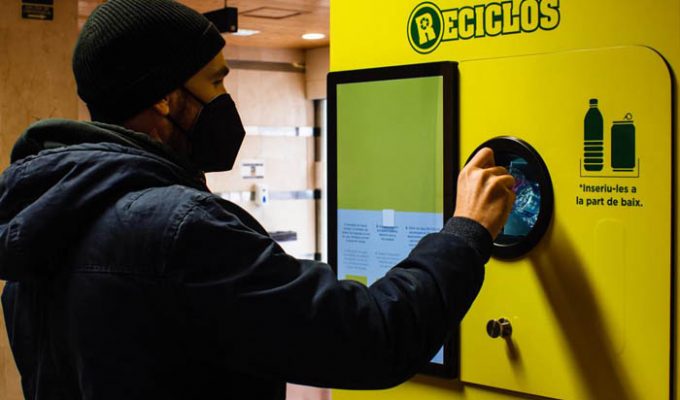 Sistema reciclaje recompensa