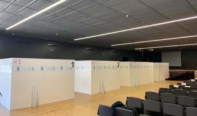 Preparación vacunación Multiusos Llíria