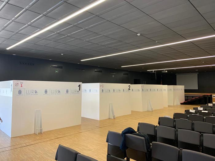 Preparación vacunación Multiusos Llíria