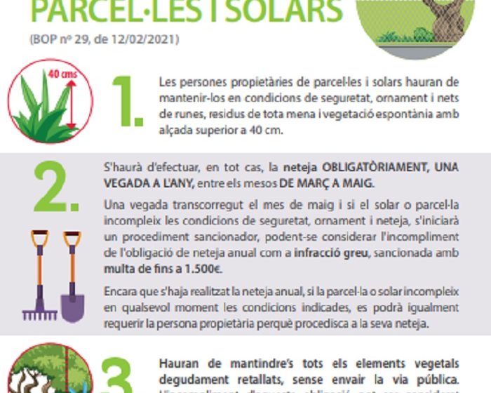 flyer neteja l'Eliana