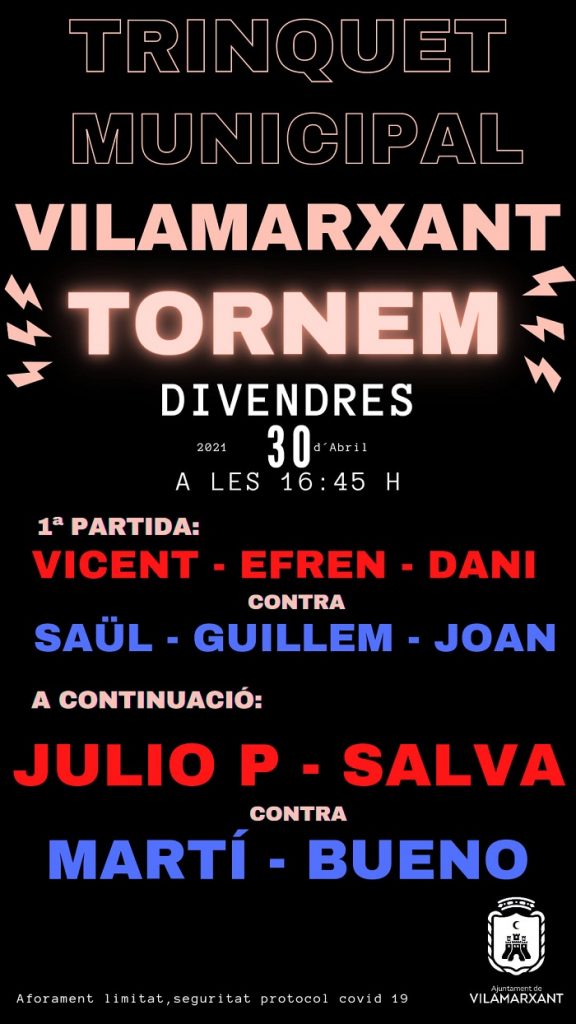 cartel vilamarxant