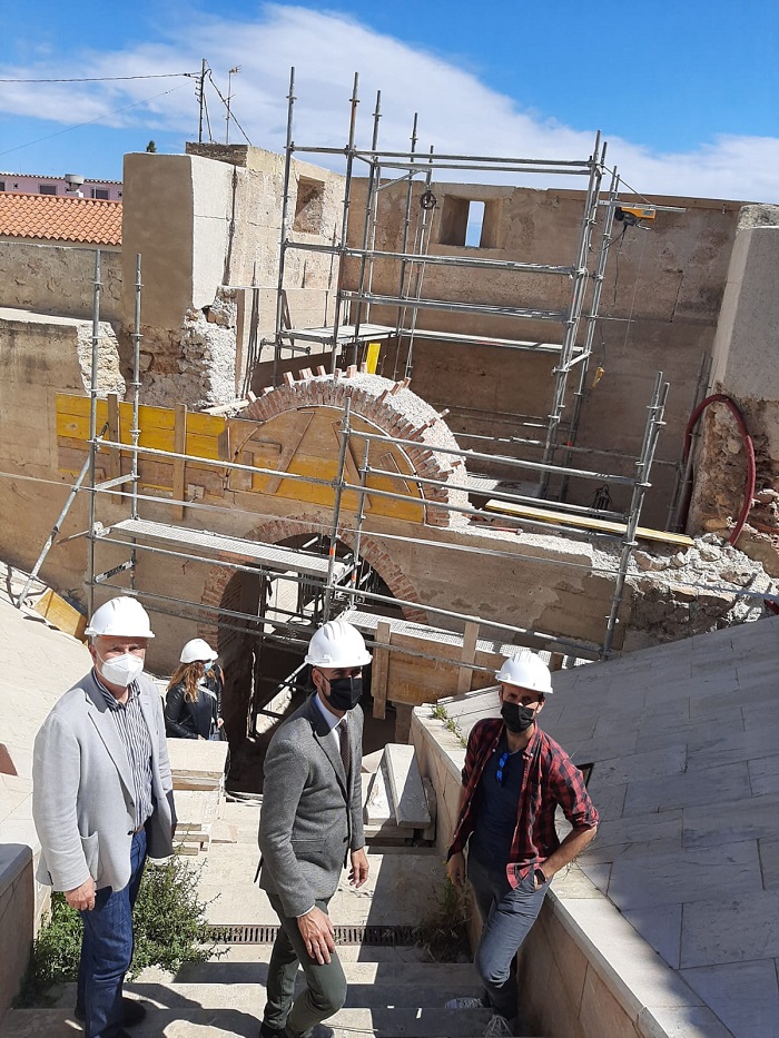 <Pont del vidre Llíria obras