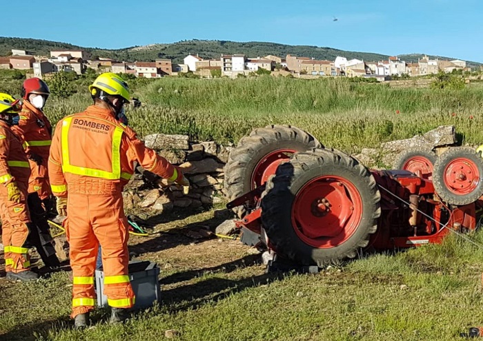 accidente tractor