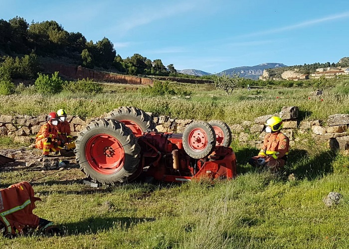 accidente tractor