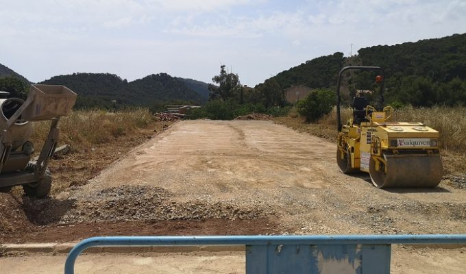 obras aparcamiento serra