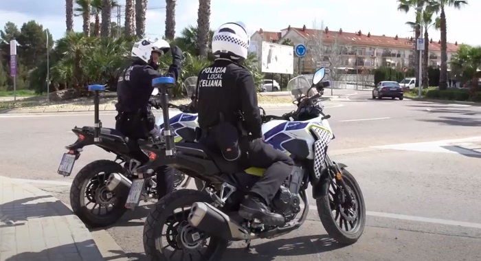 Motos policía