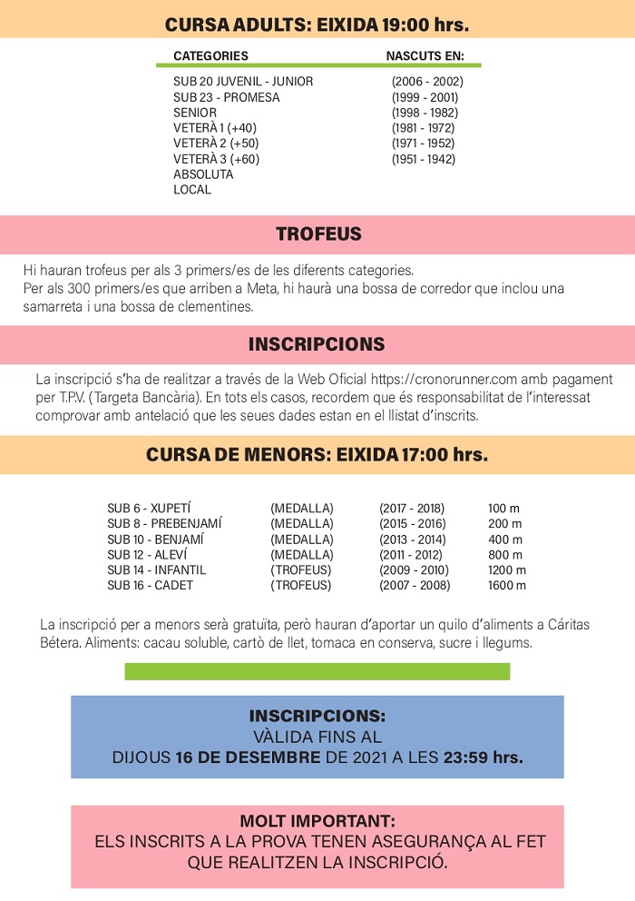 cursa de nadal