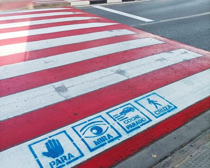 pasos peatones colegios