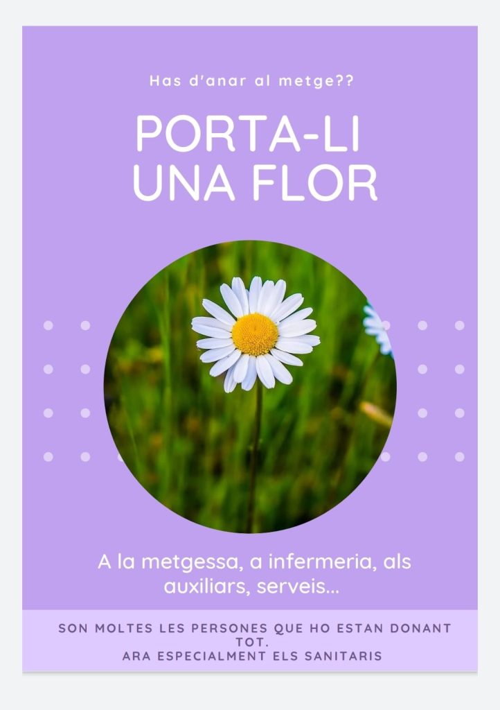 porta-li una flor