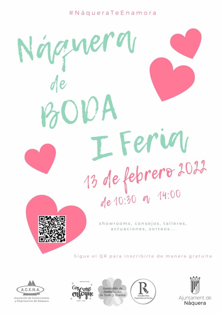 Cartel Naquera Boda