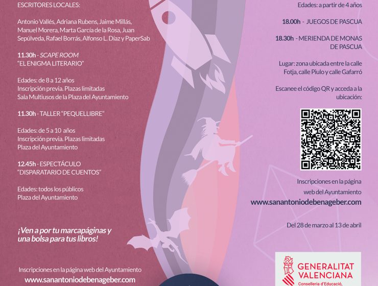 san antonio de benagéber Día del Libro y Día pascuero 2022 - SAB