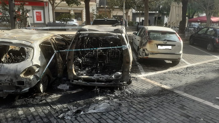 coches quemados benaguasil