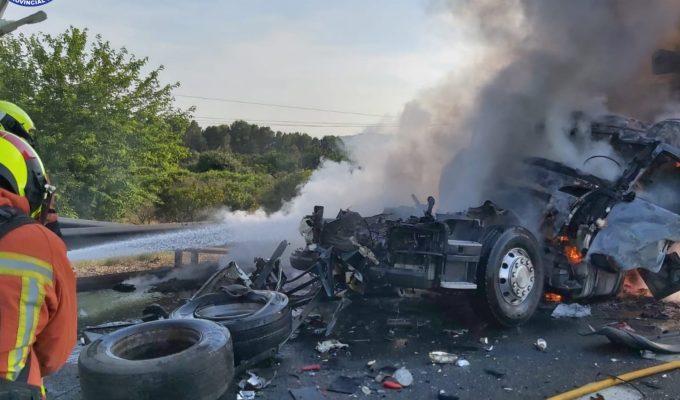 accidente bomberos
