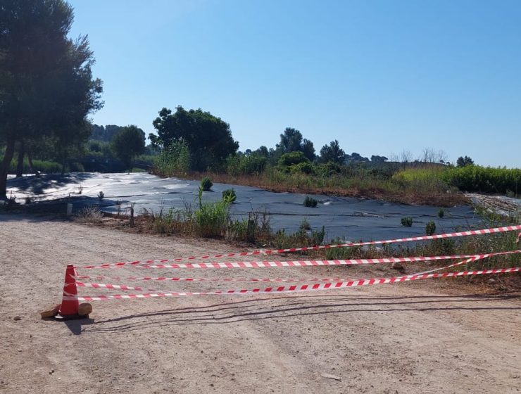 Prohibición acceso rio Vilamarxant