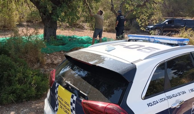 algarrobas policia local ribarroja