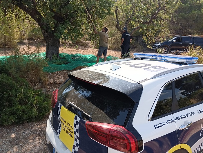 algarrobas policia local ribarroja